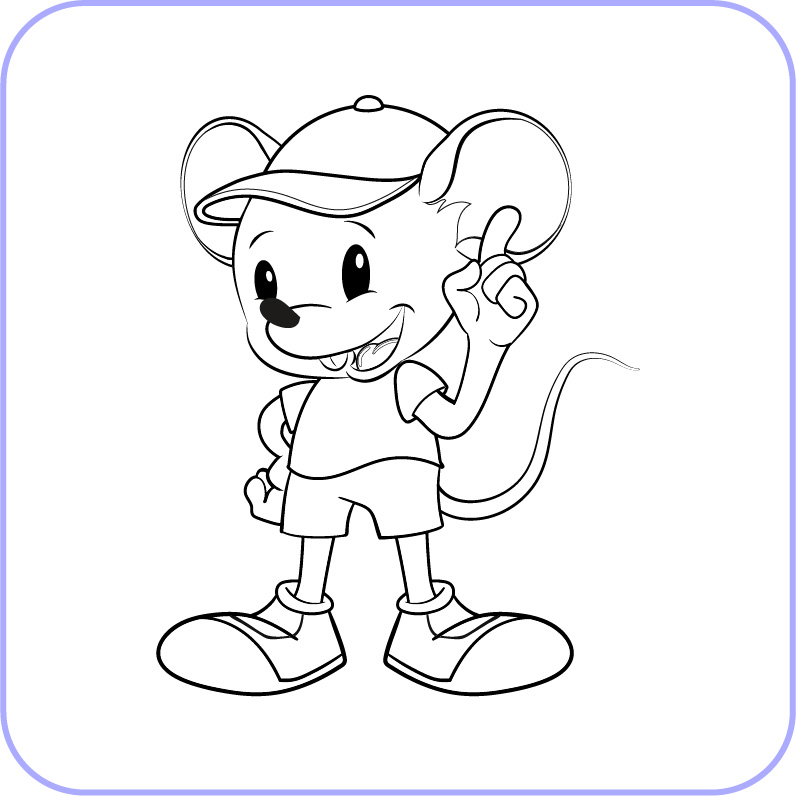 Personajes para colorear@2x