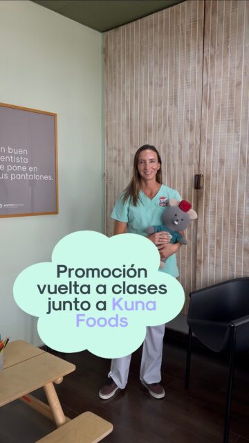 Promoción Vuelta a Clases 🦷📚  En Club Ratón Pérez queremos que los niños comiencen el año con una sonrisa sana desde adentro hacia afuera.
Por eso lanzamos nuestra promoción Vuelta a Clases 🙌🏼  Incluye:
✨ Limpieza dental
✨ Aplicación de flúor barniz
✨ Evaluación con especialista en ortodoncia (sujeto a diagnóstico y cooperación del paciente)  Y además… ¡una colación saludable de regalo de @kunafoodscl ! 😁  📍 Esta colación de regalo solo está disponible en Región Metropolitana: Estoril, Los Dominicos, El Golf, Buin y Linderos.
Promoción válida hasta agotar stock.  👉 Agenda tu hora y partamos este año escolar con dientes fuertes y felices