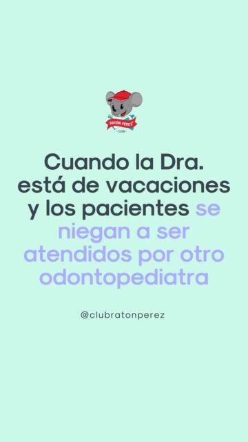 Cuando la doctora se toma unos días de vacaciones… 😅  Y nuestros pequeños pacientes dejan claro que no aceptan reemplazos 🥹🩵  Porque más que una odontopediatra, es quien los acompaña, los hace sentir seguros y convierte cada visita en una experiencia positiva.  ¡Gracias por tanto cariño y confianza! 😉🐭✨
@dralauricruz.odontopediatra