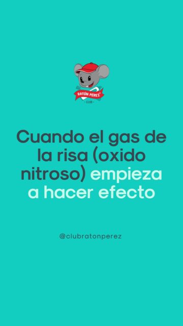 Ese momento en que todo empieza a dar risa 😂🌈  Con el apoyo del óxido nitroso, ayudamos a que los más pequeños vivan una experiencia más tranquila, relajada y cómoda durante su atención dental 🦷  En Club Ratón Pérez nos preocupamos de que cada visita sea positiva y libre de estrés para toda la familia. ¡Agenda su próxima cita con nosotros! 💫