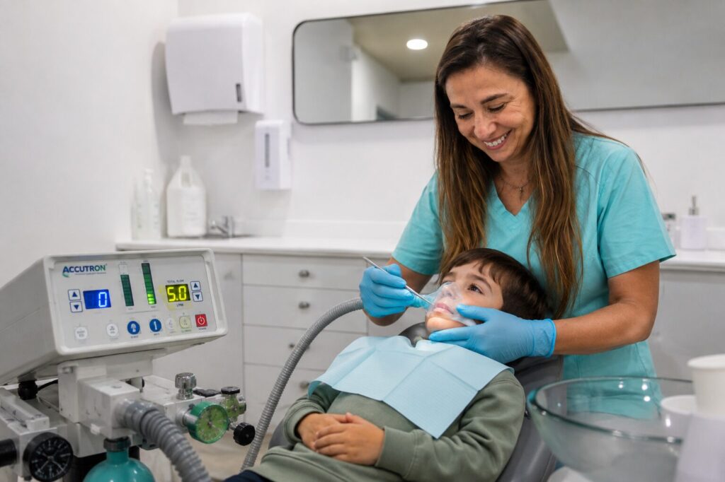 ¿Gas de la risa para niños?